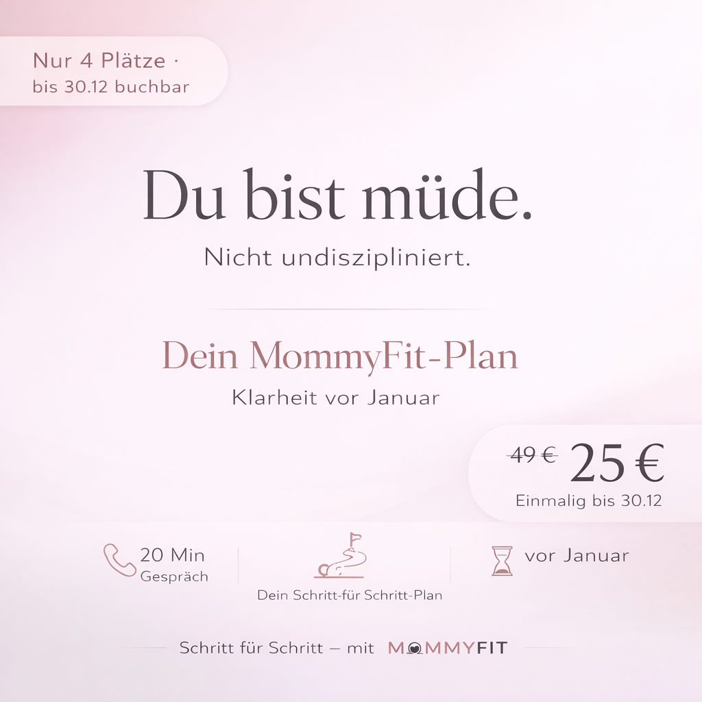 MommyFit Startklar – Dein persönlicher Plan
