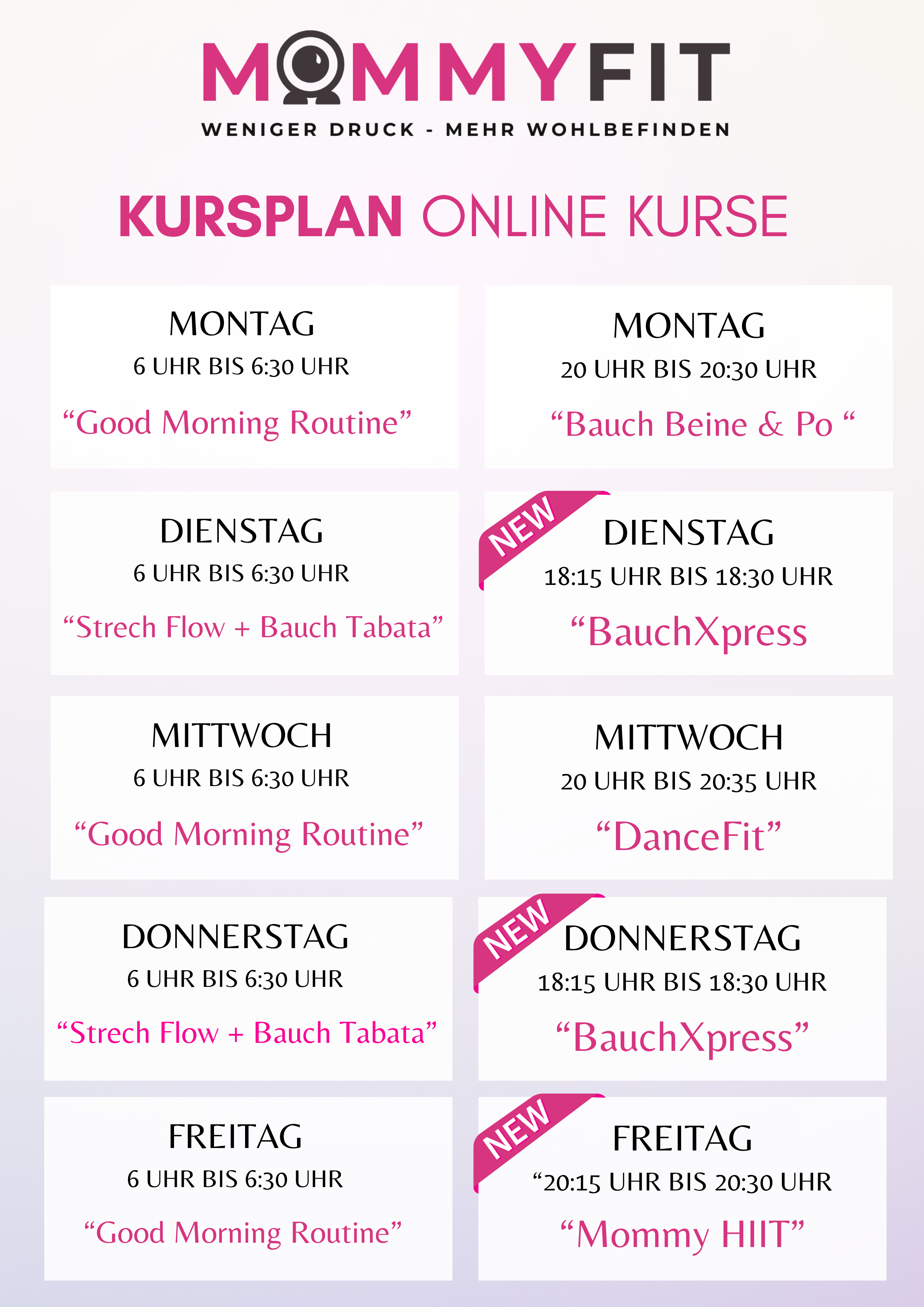 MommyFit Basic – ohne Betreuung