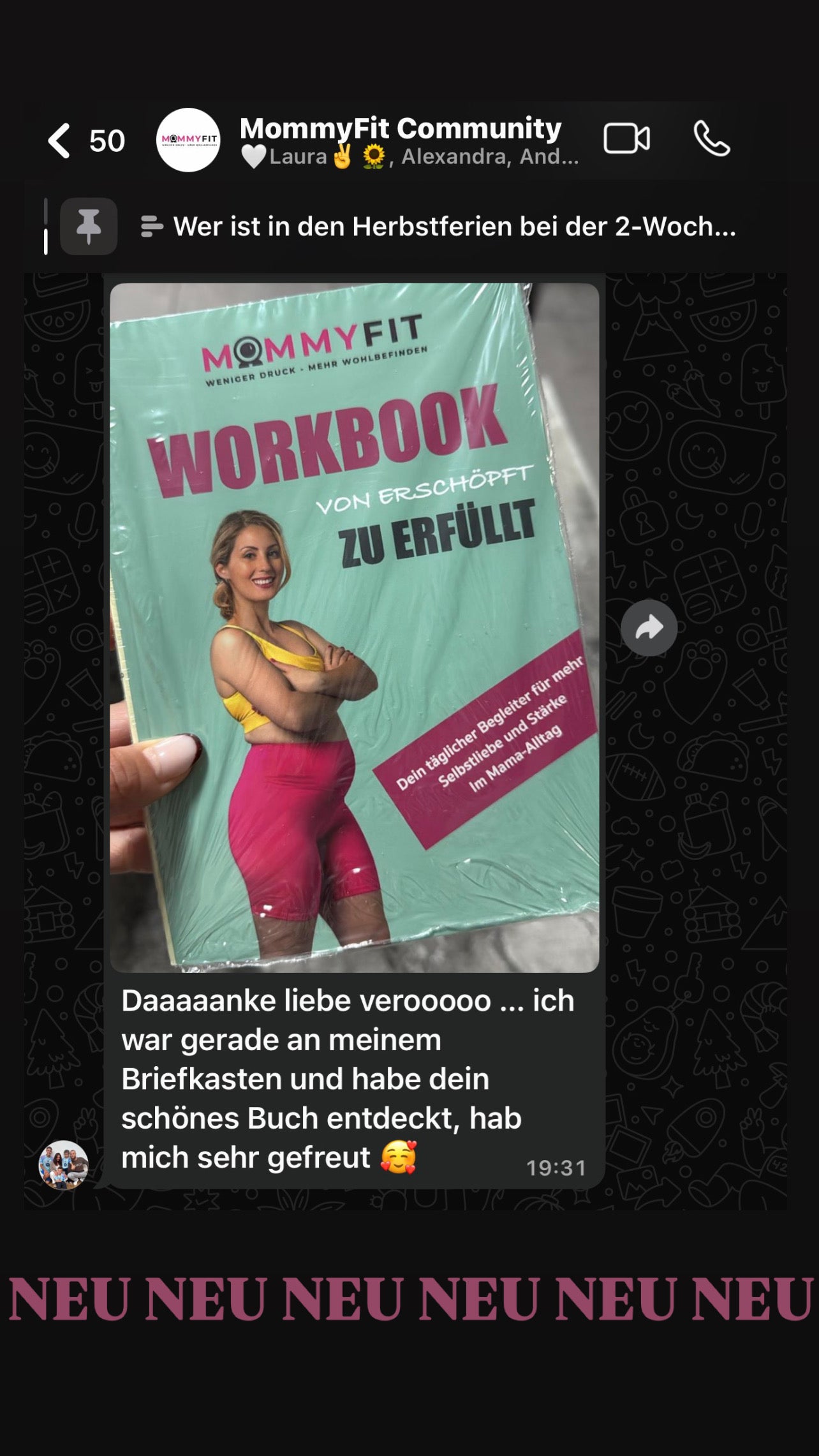 Von erschöpft zu erfüllt – MommyFit Workbook